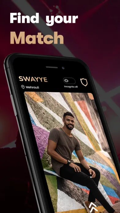 Capturas de tela do SWAYYE