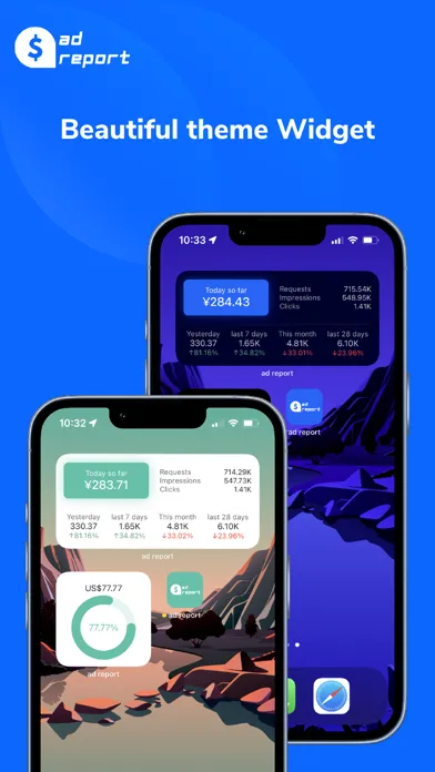 ad report for AdSense & AdMob Screenshots