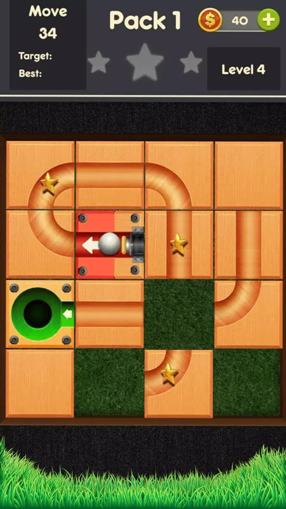 Rolling ball - slide puzzle Screenshots