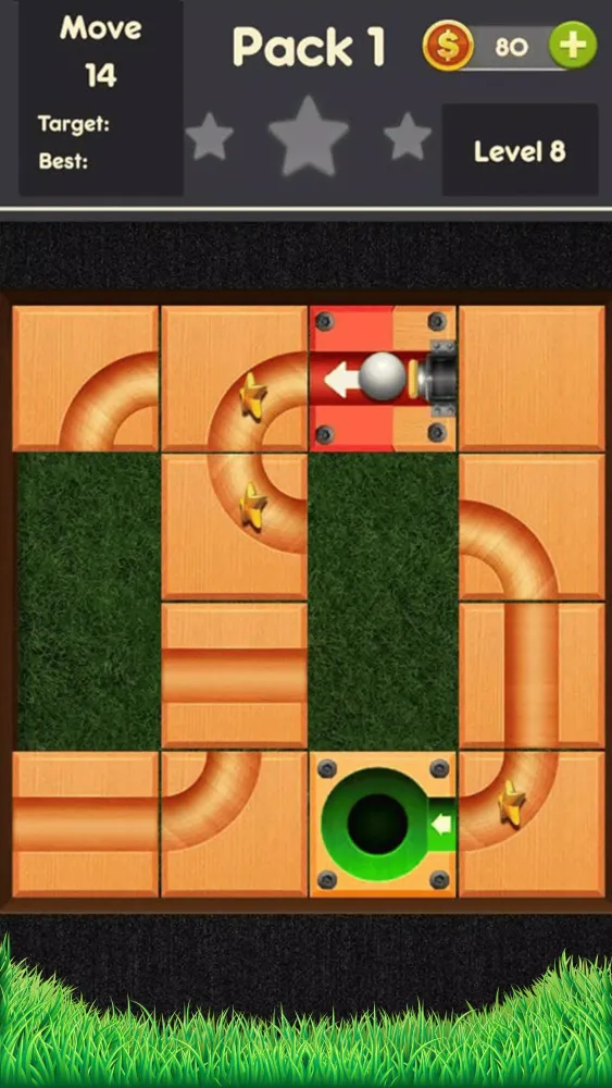 Rolling ball - slide puzzle Screenshots