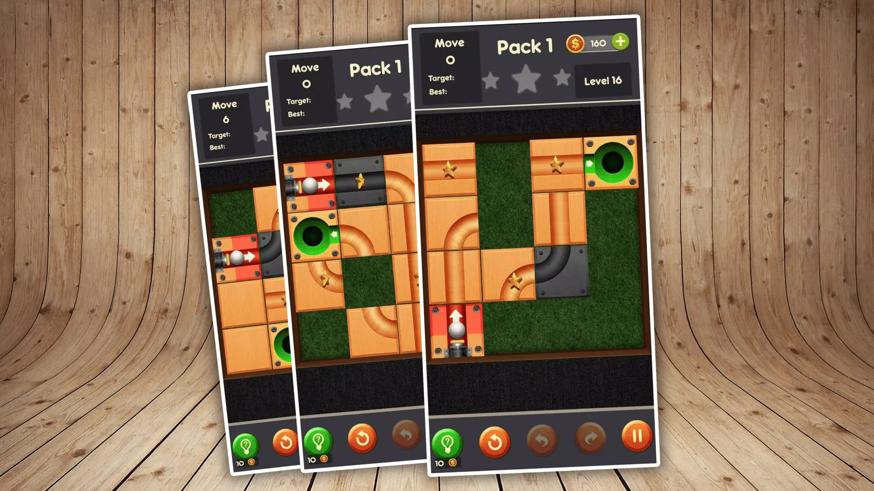 Rolling ball - slide puzzle Screenshots