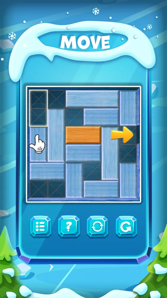 Ice Puzzle Move The Block স্ক্রিনশট
