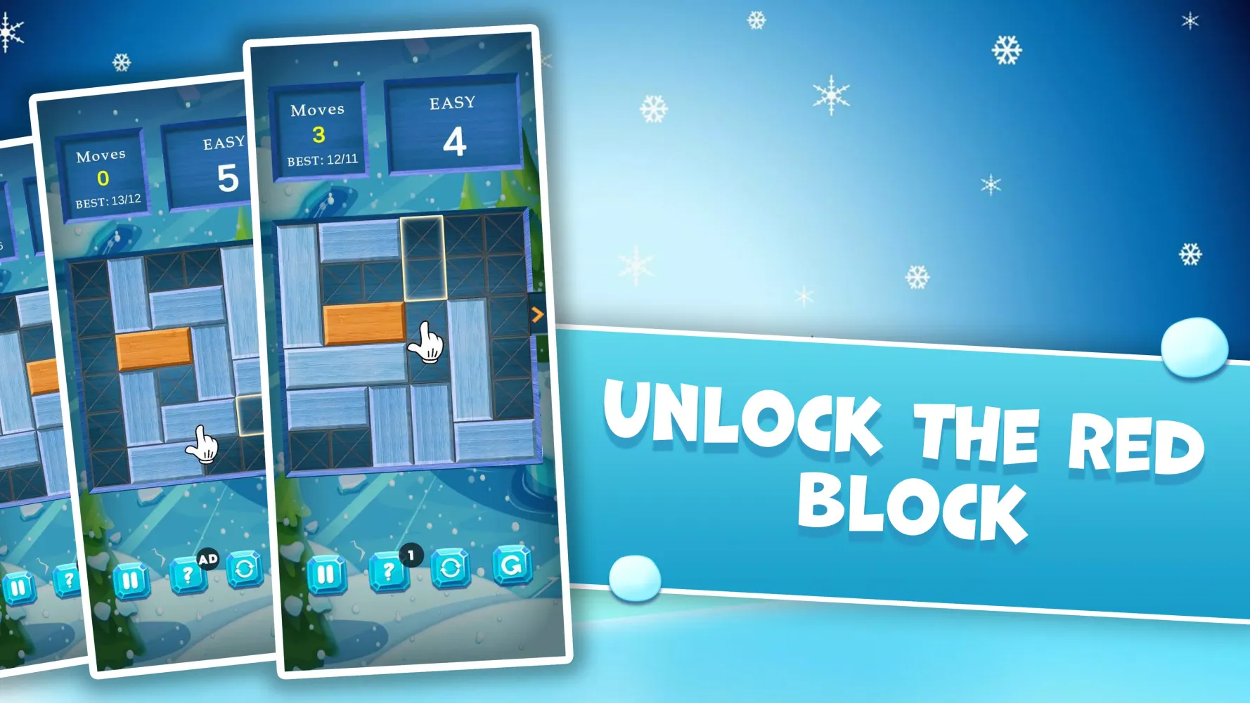 Ice Puzzle Move The Block স্ক্রিনশট