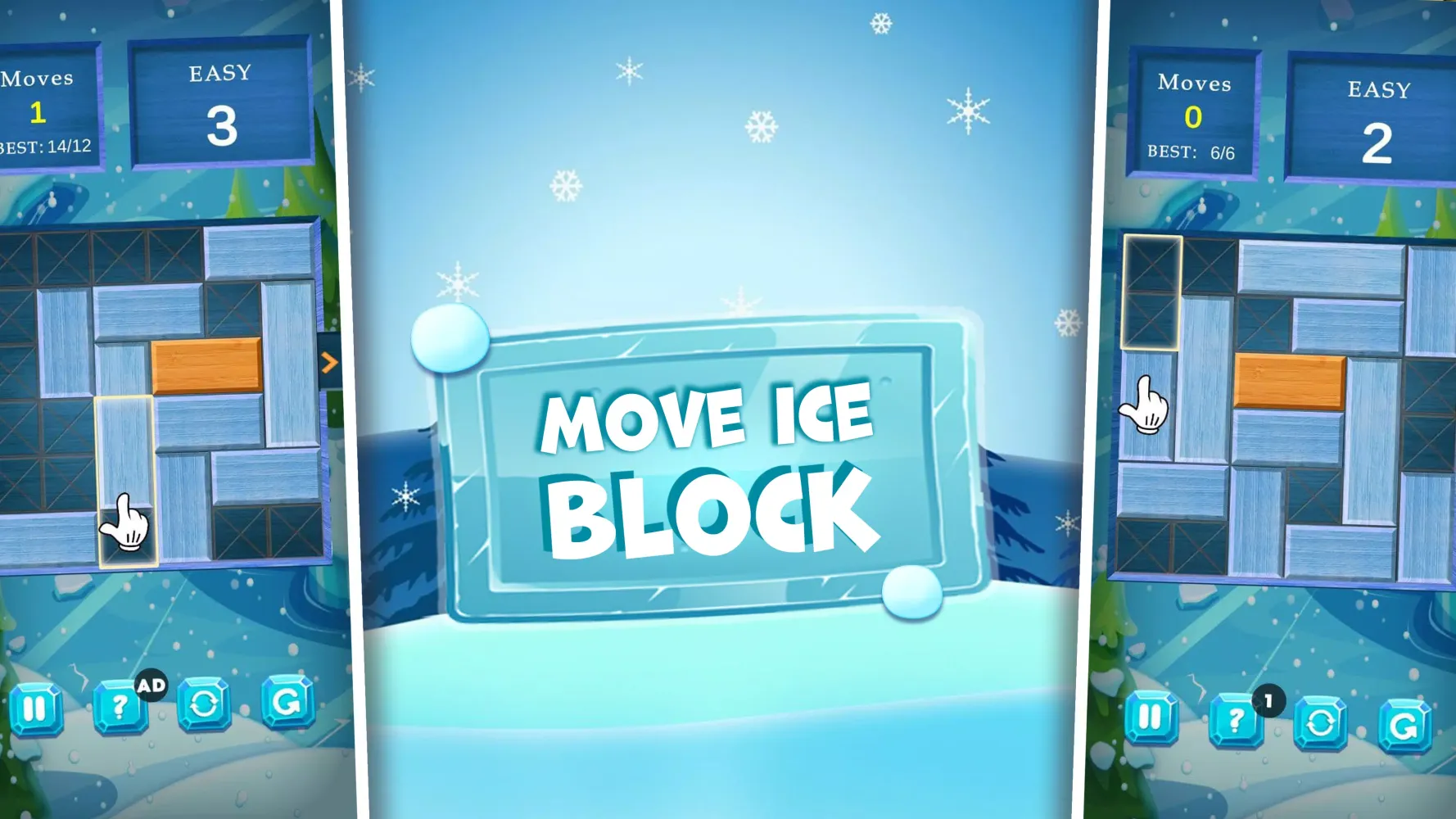 Ice Puzzle Move The Block স্ক্রিনশট