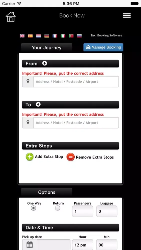 Clubtaxi Screenshots