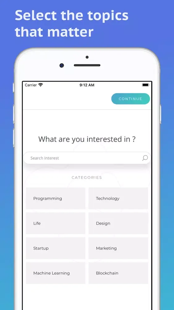 ภาพหน้าจอของ Clusterr - Personalized News