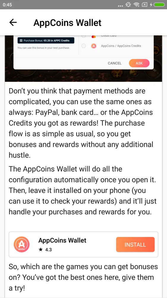 Aptoide Dev スクリーンショット