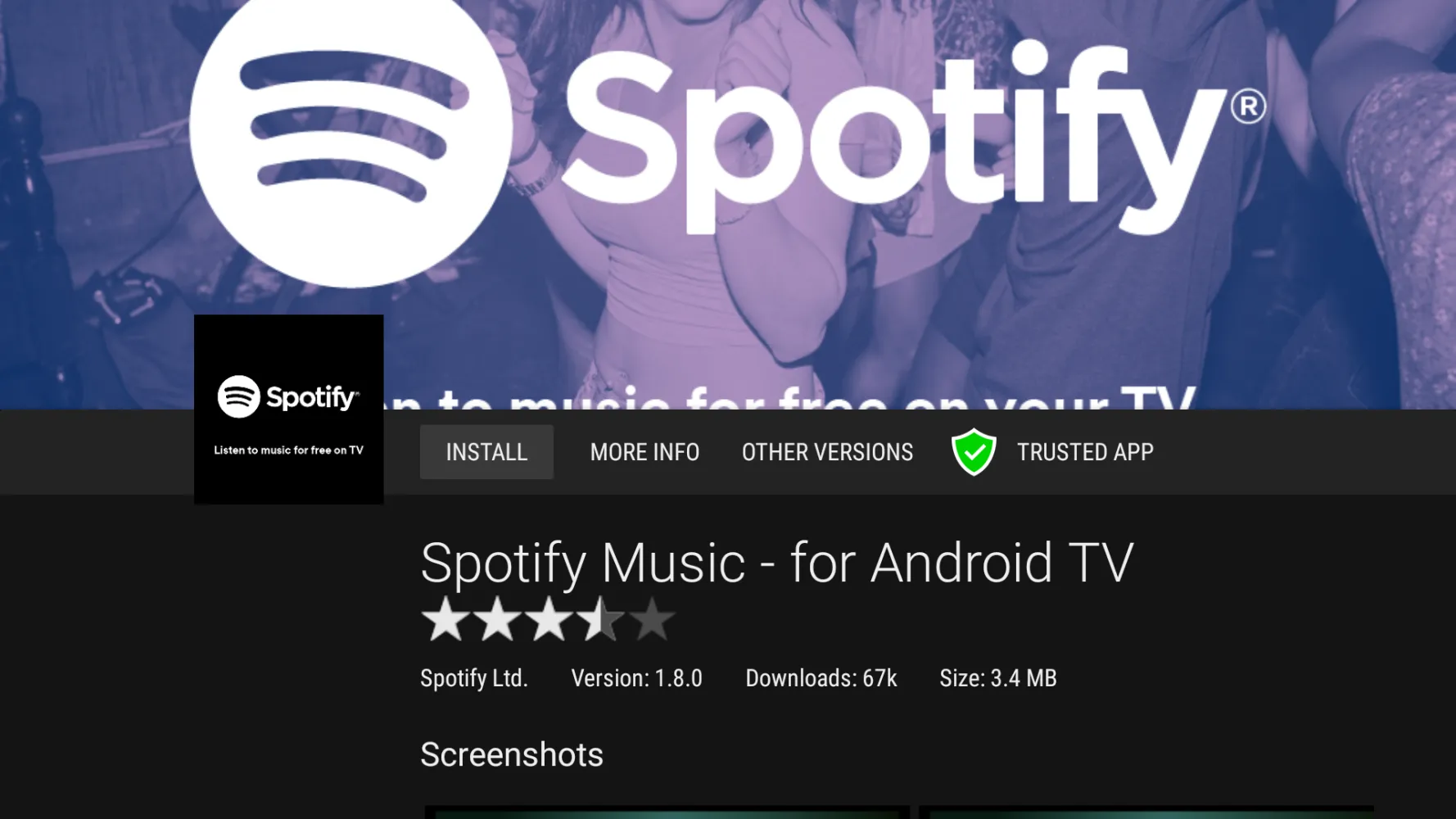 Aptoide TV Screenshots