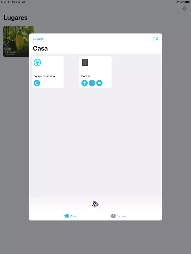Capturas de tela do Casa Inteligente iPad 