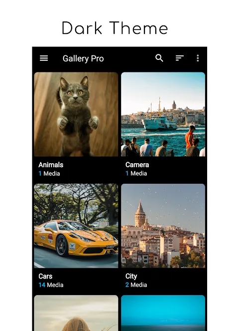 ภาพหน้าจอของ Gallery