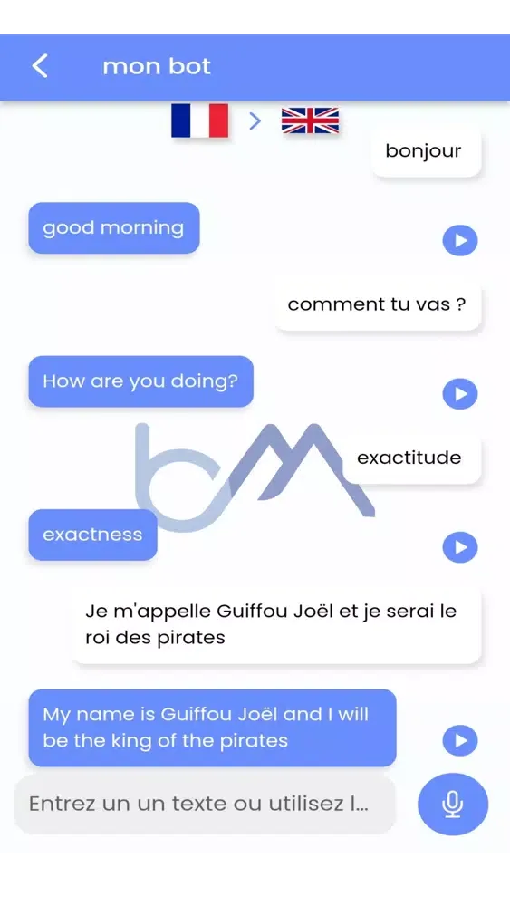 Captures d'écran de iTranslate