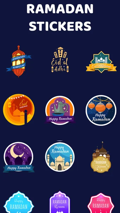 Eid Mubarak - Ramadan Stickers应用截图