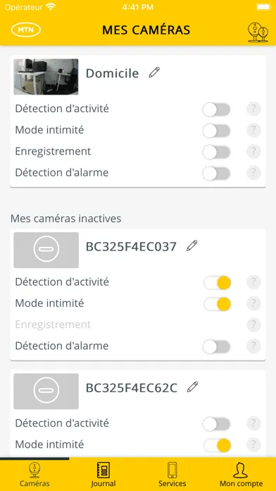 Capturas de pantalla de MTN Serenity