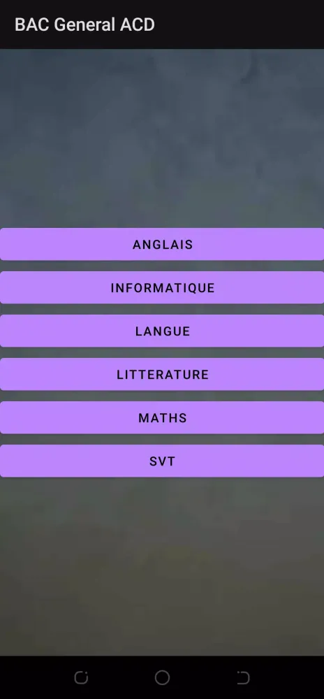 BAC General ACD Screenshots