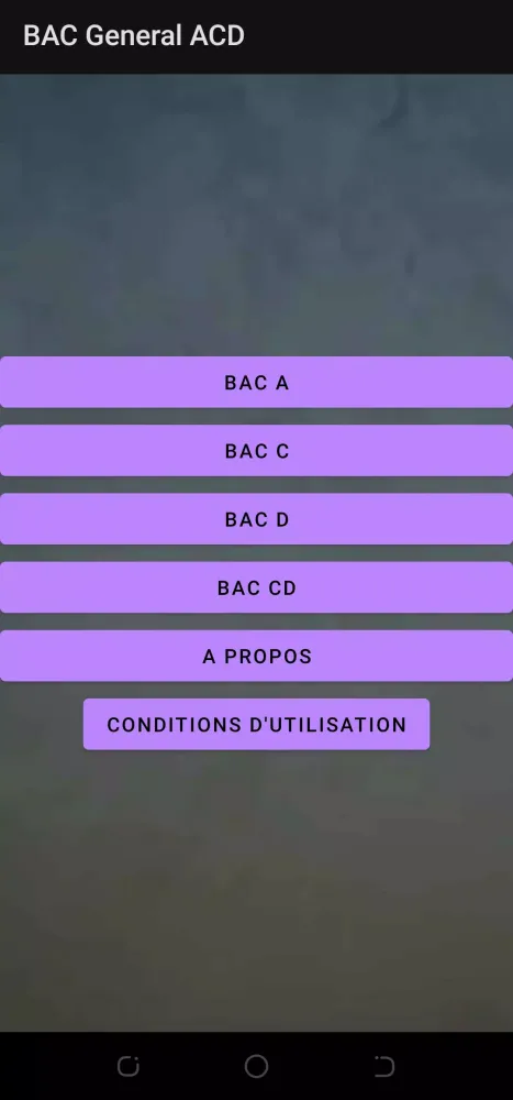 BAC General ACD Screenshots