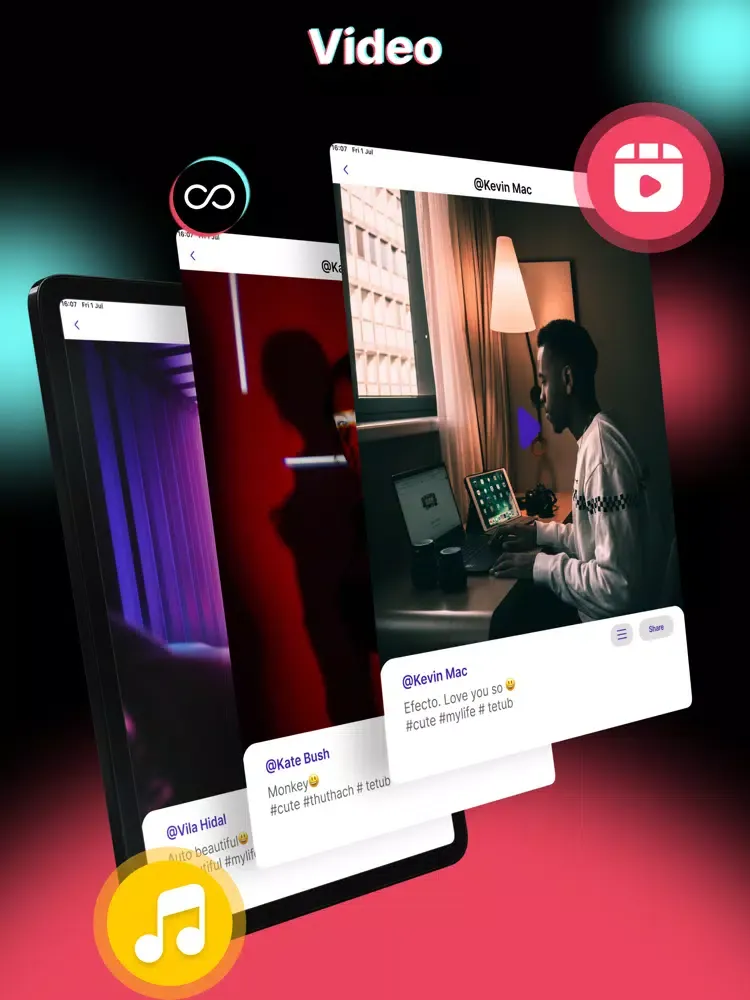 SaveTik - Repost Save for Tik iPad  স্ক্রিনশট