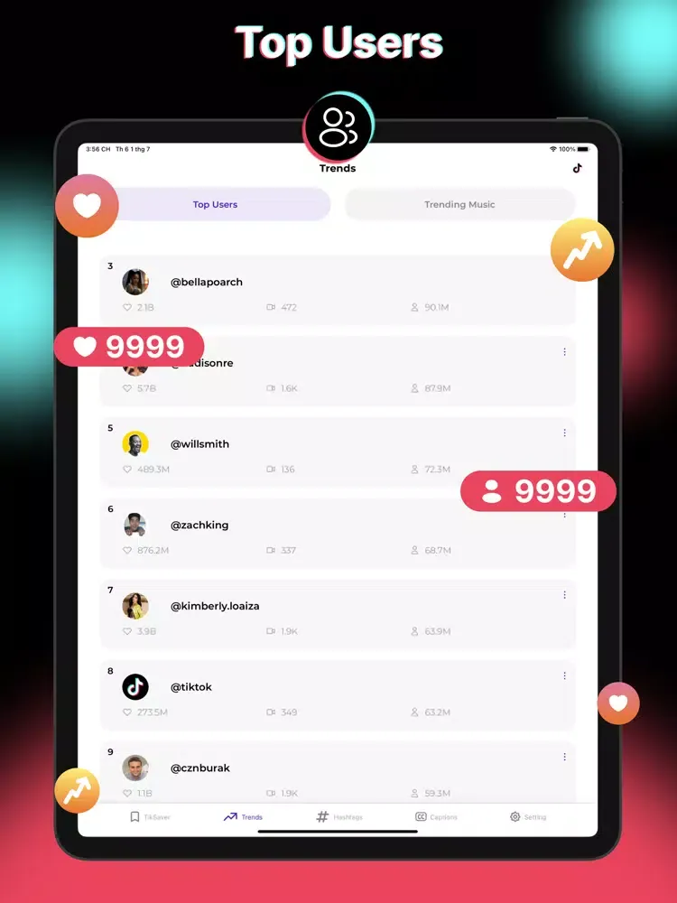 SaveTik - Repost Save for Tik iPad  স্ক্রিনশট