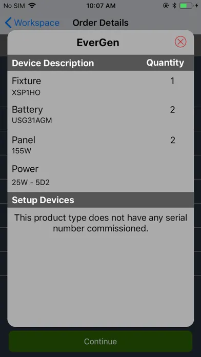 Capturas de pantalla de EverGen Setup App