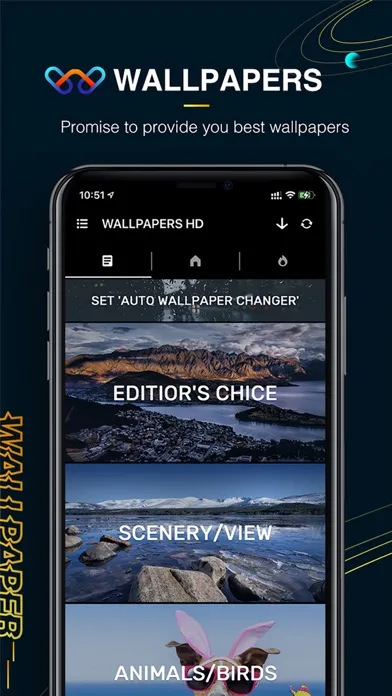Wallpaper Changer HD سکرین شاٹس