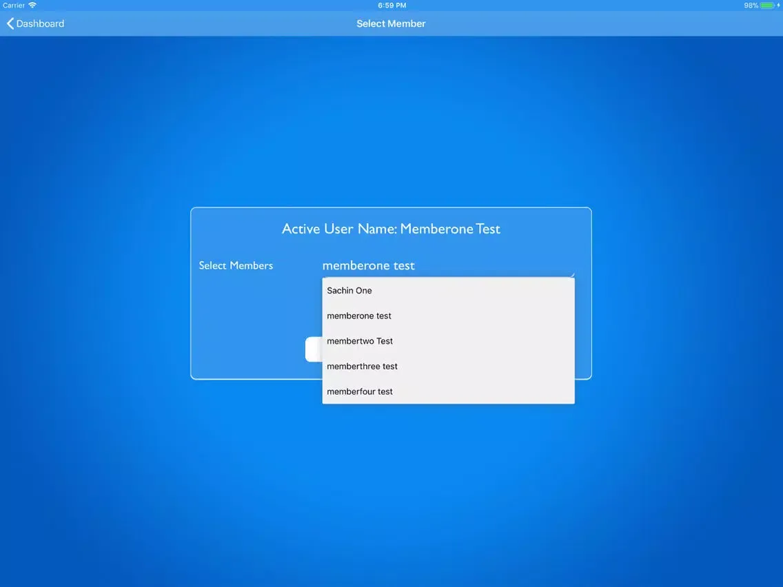 Med Docket Power PHR iPad  स्क्रीनशॉट