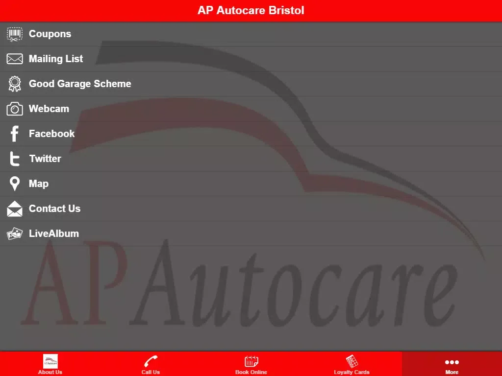 AP Autocare iPad  স্ক্রিনশট