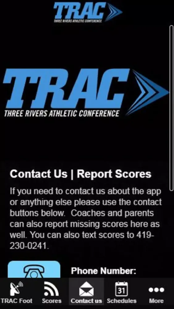 Capturas de pantalla de TRAC Sports