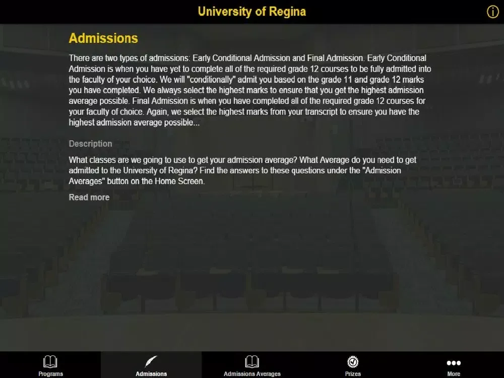 Screenshot di University of Regina UR Future iPad 
