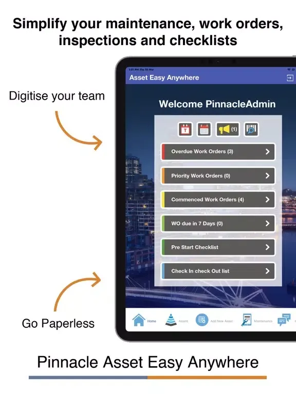 Asset Easy Anywhere iPad  Screenshots