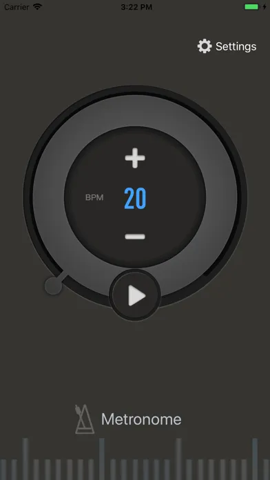 Tangkapan layar Simply Metronome