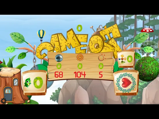 Tangkapan skrin Adventurous Frog iPad 