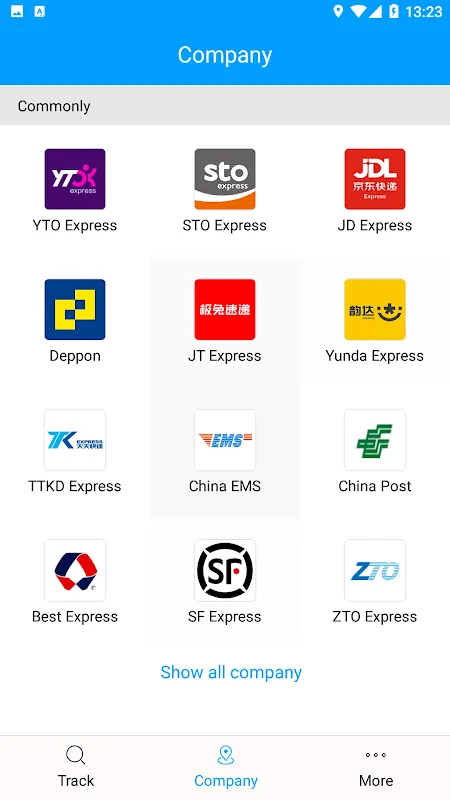PackageTracker Screenshots