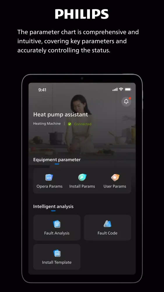 Philips Heat Pump Service Screenshots