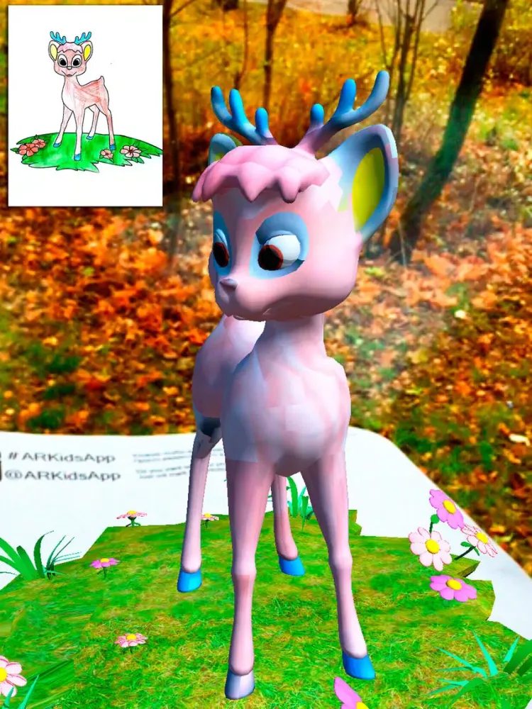 Скриншоты AR填色本- AR ARKids - 與增強現實效果著色. 虛擬現實 3D VR 兒童教育. 增强现实 app iPad 