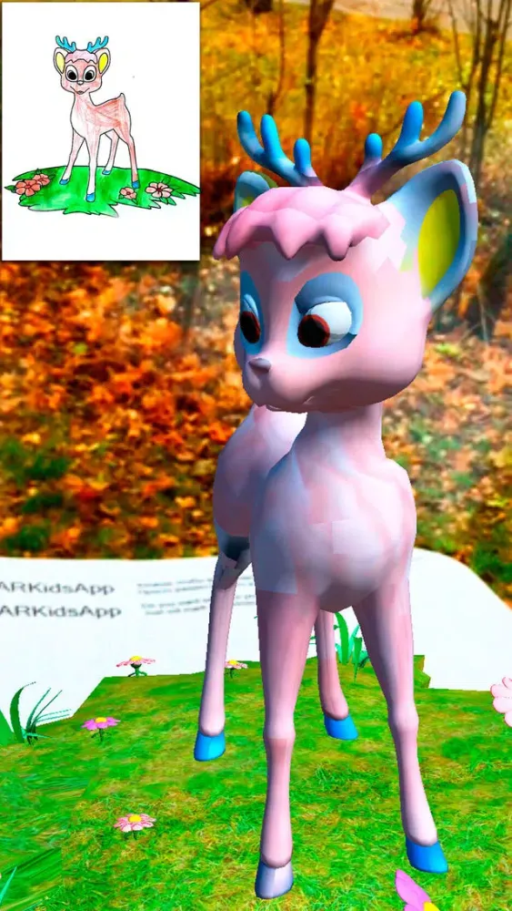 Скриншоты AR填色本- AR ARKids - 與增強現實效果著色. 虛擬現實 3D VR 兒童教育. 增强现实 app