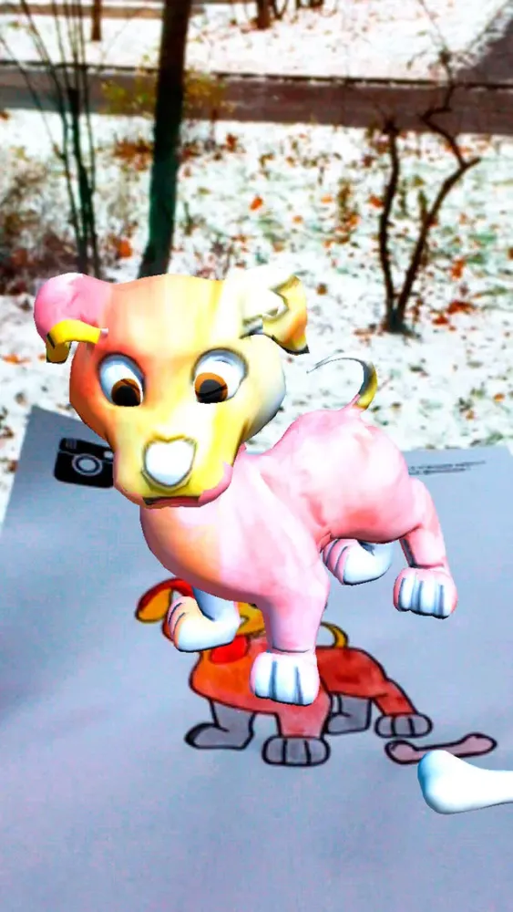 Скриншоты AR填色本- AR ARKids - 與增強現實效果著色. 虛擬現實 3D VR 兒童教育. 增强现实 app
