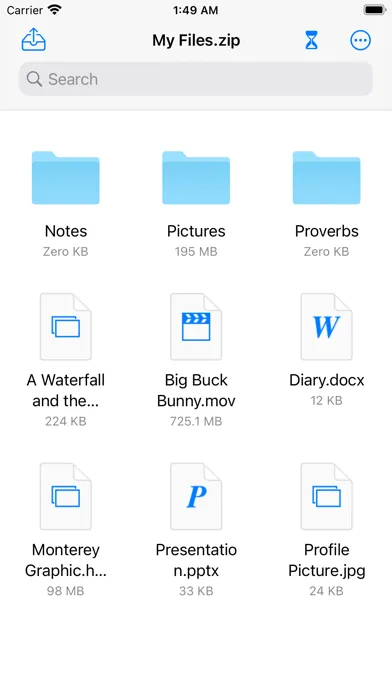 تصاویر Unarchiver - ZIP, RAR