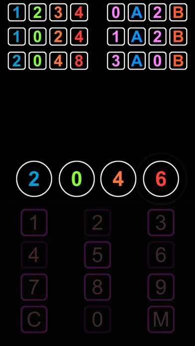 Capturas de pantalla de NUMS - 1A2B Guess Number Game
