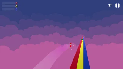 Rainbow Run - The Sky Runner سکرین شاٹس
