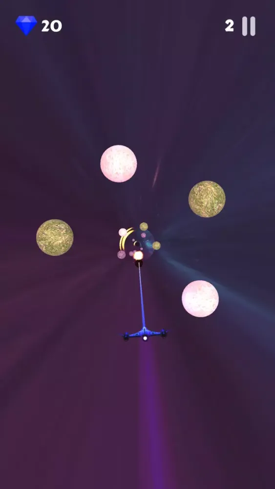 Ảnh chụp màn hình của Rolly Wormhole Vortex-FIRE UP!