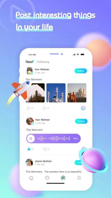 Скриншоты Muza - Arabic Voice Chat Rooms