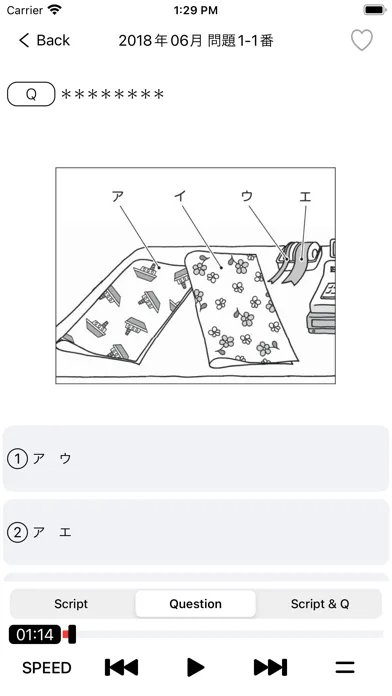 تصاویر JLPT N4 Listening practice