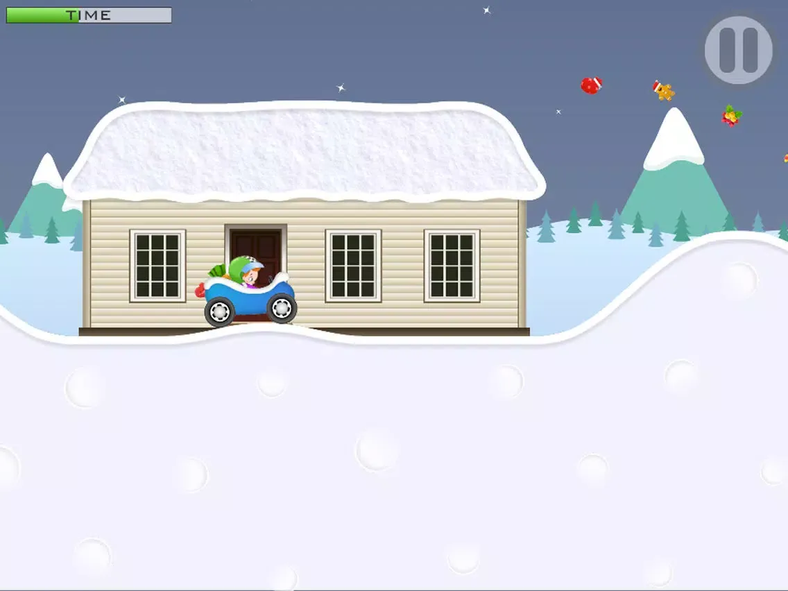 Christmas Snowy Racing iPad 应用截图
