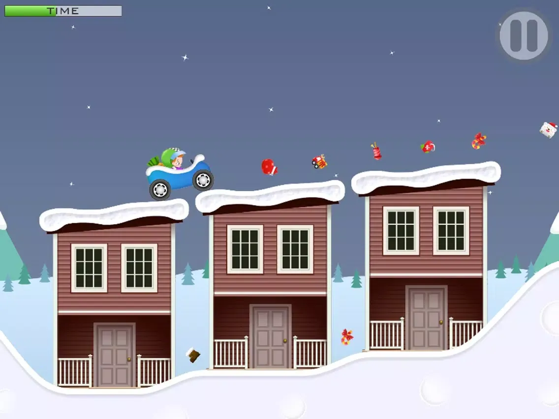 Christmas Snowy Racing iPad 应用截图