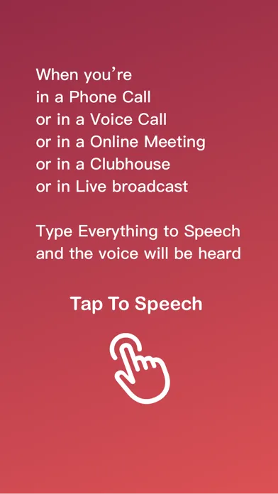 Tap To Speech سکرین شاٹس