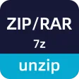 Unzip Archiver: 7zip Zip RAR