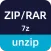 Unzip Archiver: 7zip Zip RAR