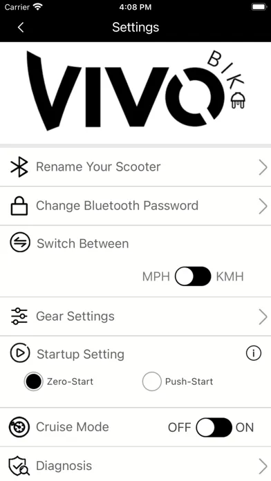 Ảnh chụp màn hình của Vivobike S4S