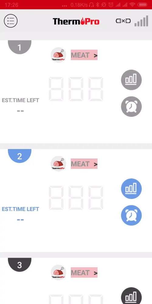 ThermoPro BBQ Screenshots
