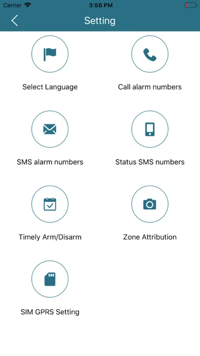 Ảnh chụp màn hình của WIFI GPRS GSM IP alarm system