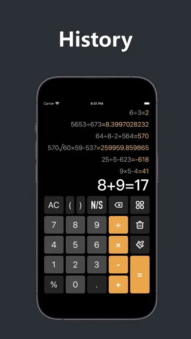 Capturas de tela do Calculator for Pad